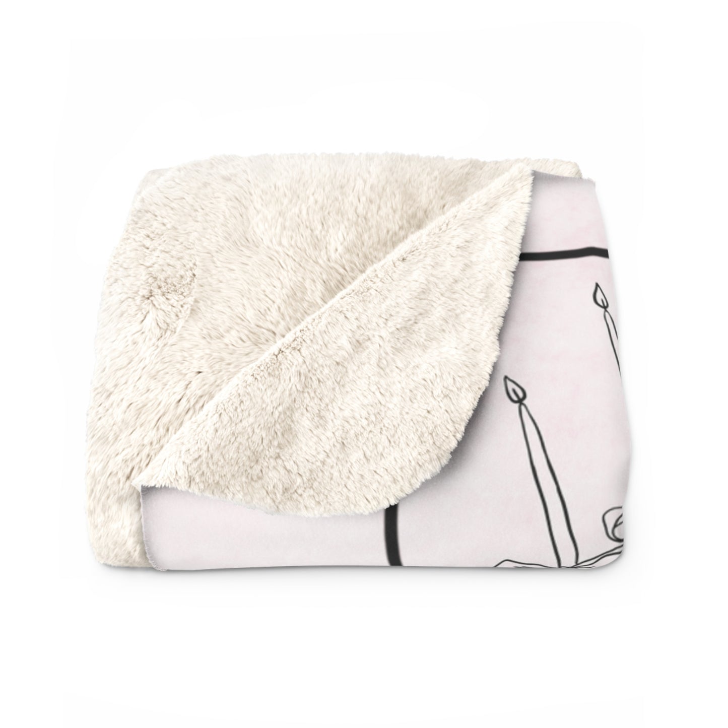 Personalized Sherpa Fleece Blanket - Custom Couple's Gift, Soft Throw Blanket for Weddings, Anniversaries, Home Decor, Engagements