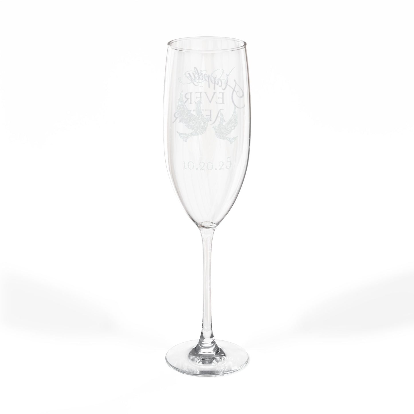 Engraved Champagne Flute, Personalized Gifts for Weddings, Anniversaries, Celebrations, Special Occasions, Elegant Drinkware