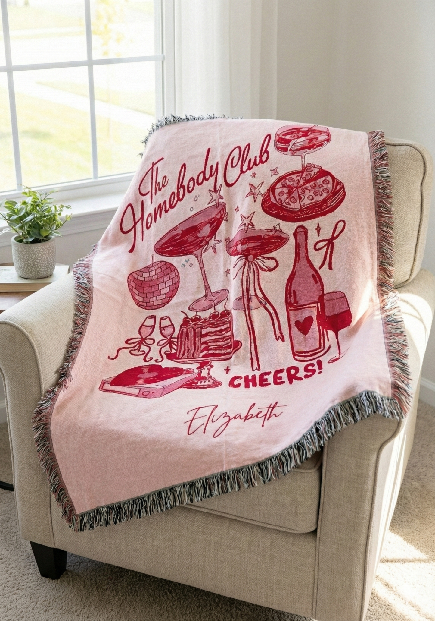 The Homebody Club, Cheers!  Woven Blanket