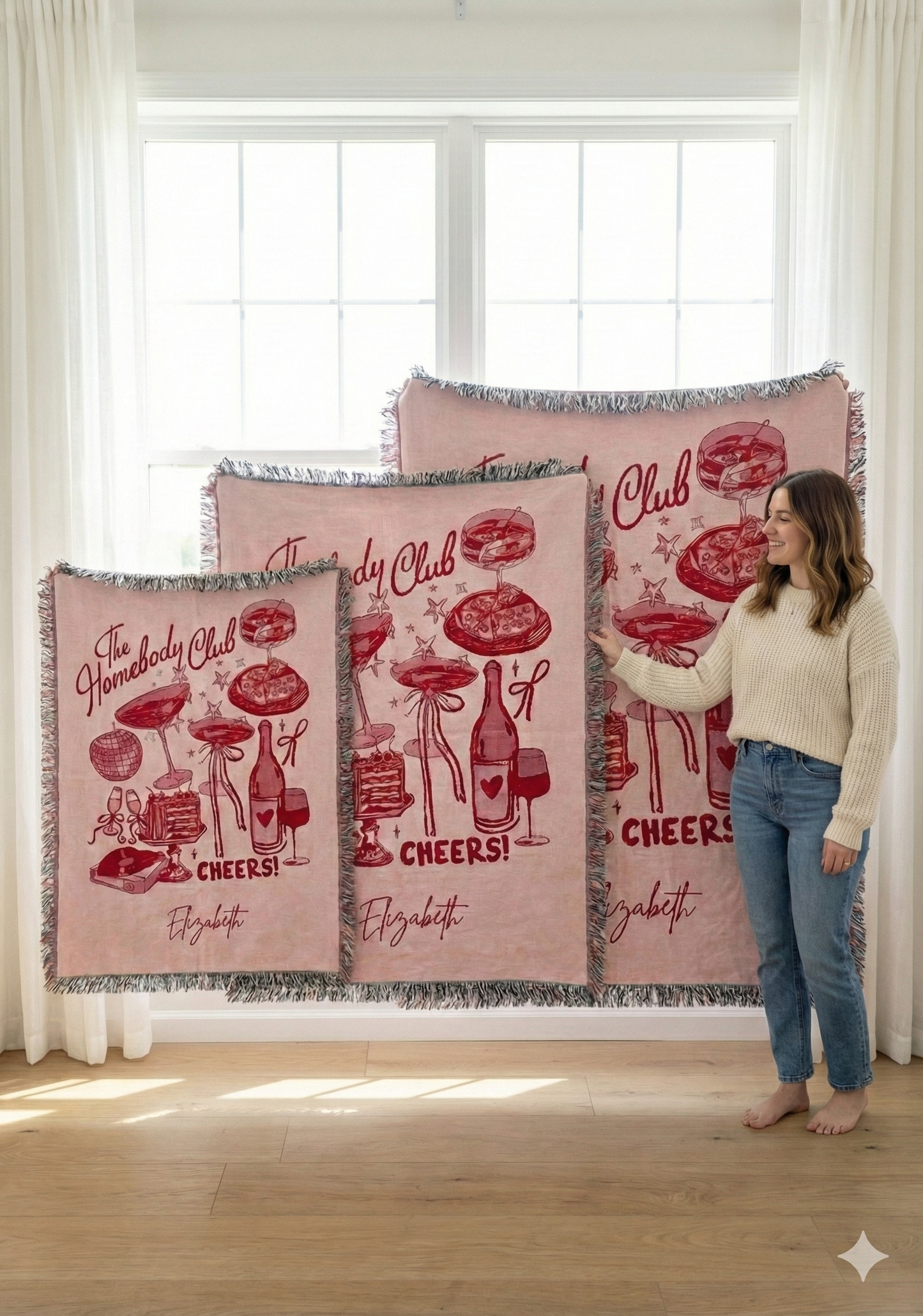 The Homebody Club, Cheers!  Woven Blanket