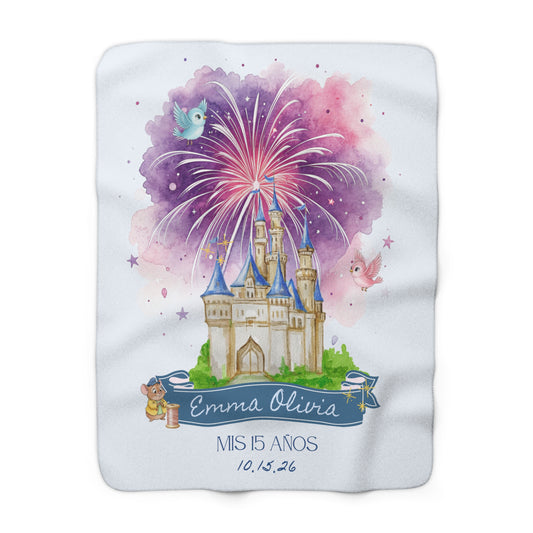 Personalized Magical Castle 'Mis 15 Años' Keepsake
